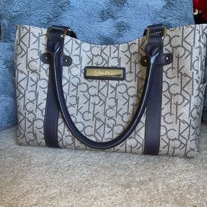 (SOLD) Calvin Klein Print Handbag
